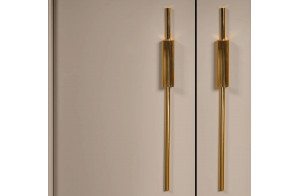 Четырехстворчатый шкаф для одежды Моника (Капучино эмаль)