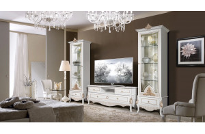 Гостиная Стелла 1 (белый золото)