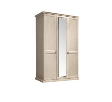 Трехстворчатый шкаф для одежды с зеркалом Венеция ВНШ1/3 (дуб седан)