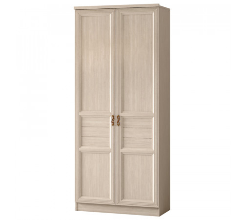 Двухстворчатый шкаф для одежды Лира 56 светлый